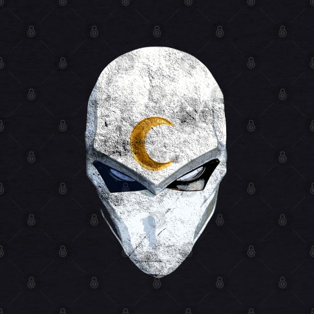 Moon Knight Mask, distressed by woodsman